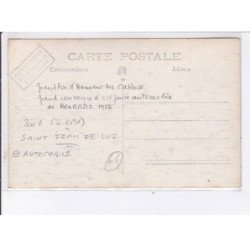 SAINT-JEAN-de-LUZ: automobile, 2 CPA du grand concours d'élégance automobile de Biarritz en 1924 - très bon état