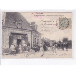SAINT-BLEZ-en-BELIN: entrée par la route d'ecommoy, crime, justice - état