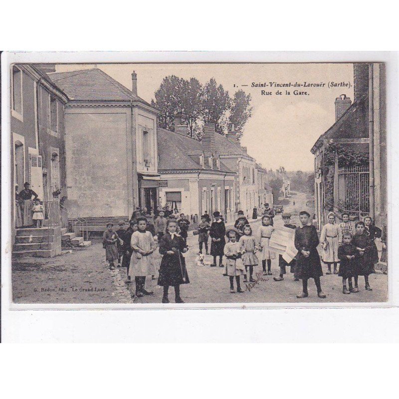 SAINT-VINCENT-du-LOROUER: rue de la gare - très bon état