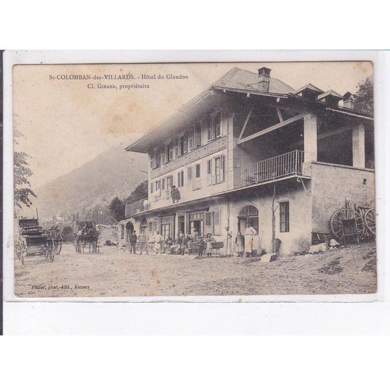 SAINT-COLOMBAN-des-VILLARDS: hôtel du glandon - état
