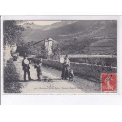 AIX-les-BAINS: route du pont de l'abîme, montreurs d'ours - très bon état