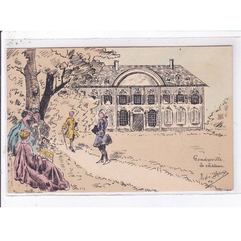 ILLUSTRATEURS : André DUPUIS - Gondreville autrefois (le chateau) - très bon état