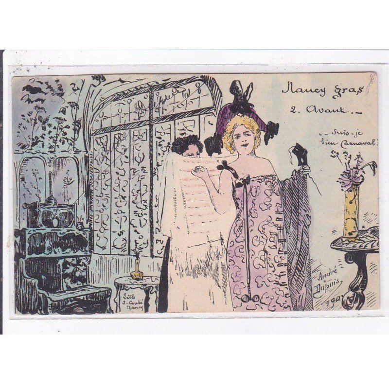 ILLUSTRATEURS : André DUPUIS - NANCY GRAS (autographe) - très bon état
