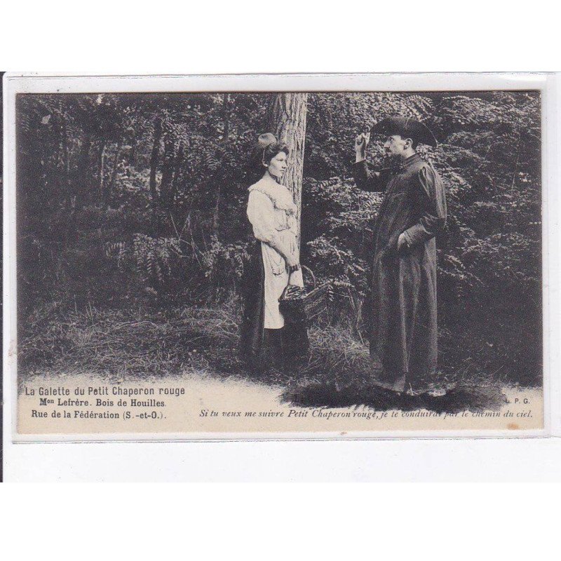 HOUILLES: la galette du petit chaperon rouge, Mme. Lefrère, rue de la fédération - très bon état HOUILLES: la galette du petit chaperon rouge, Mme. Lefrère, rue de la fédération - très bon état