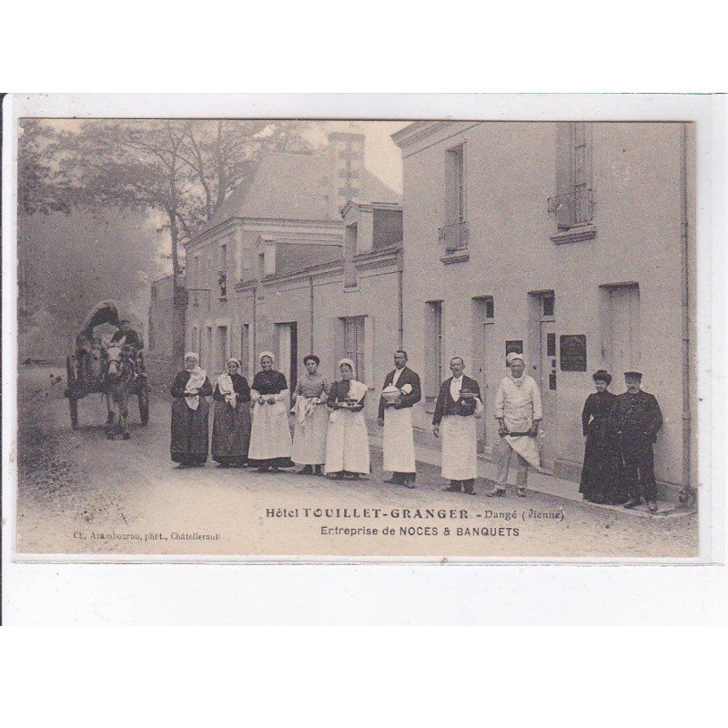 DANGE: hôtel touillet-granger, entreprise de noces et banquets - très bon état DANGE: hôtel touillet-granger, entreprise de noces et banquets - très bon état
