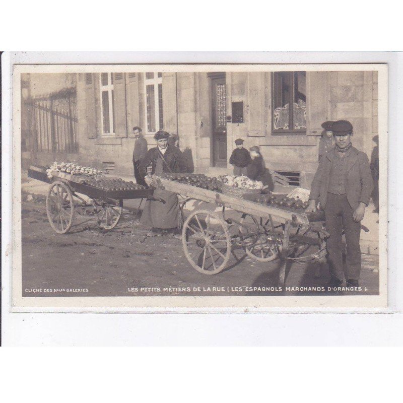 LIMOGES: les petits métiers de la rue, les espagnols marchands d'oranges - très bon état