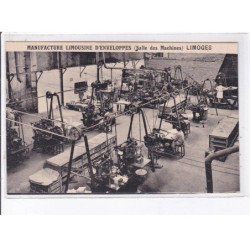 LIMOGES: manufacture limousine d'enveloppes, salle des machines - très bon état