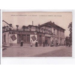 LA CROIX-de-L'AGNEAU: hôtel de l'aéroport, H.G. Jouzier, huiles shell - très bon état