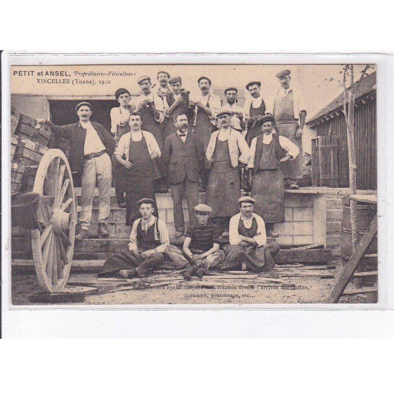 VINCELLES: petit et ansel, 1910 - très bon état