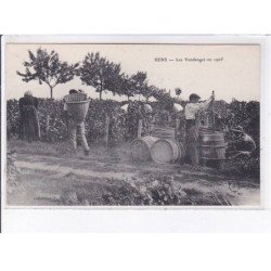 SENS:  les vendanges en 1905 - très bon état