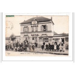 BROU : la mairie et l'ecole - etat
