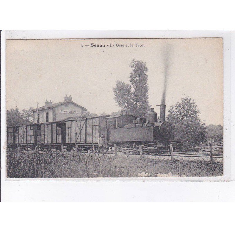 SENAN: la gare et le tacot - très bon état SENAN: la gare et le tacot - très bon état