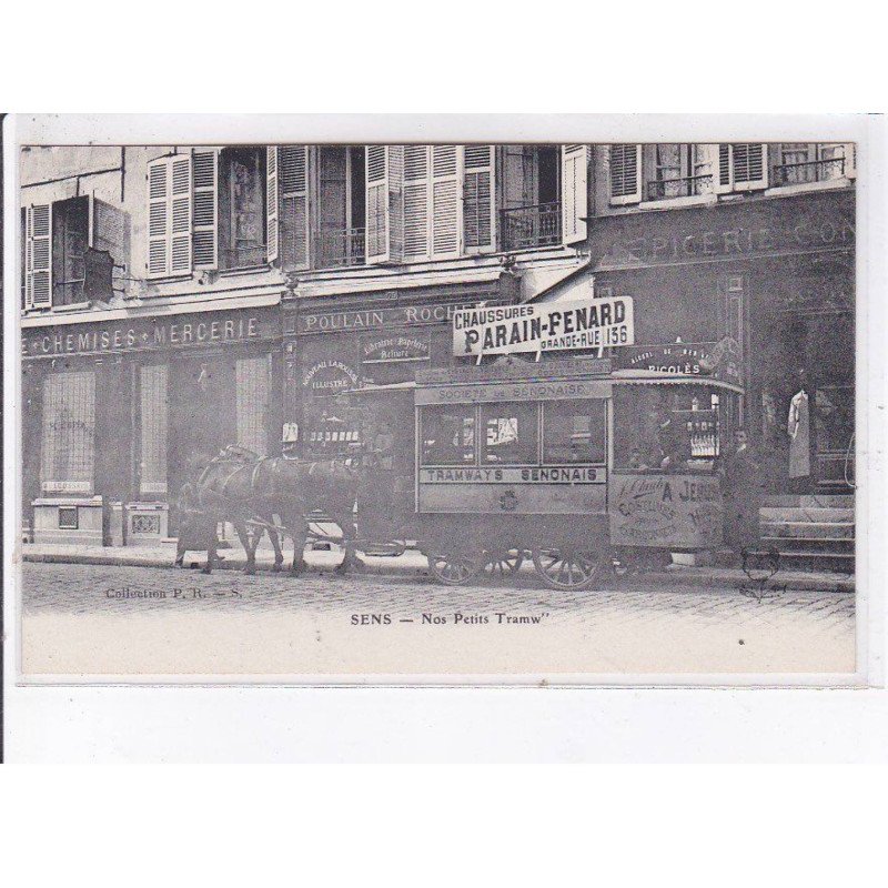 SENS: nos petits tramway, parain-fenard, omnibus - très bon état