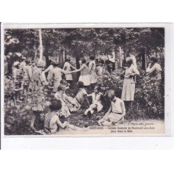 SAINT-BRIS: colonie scolaire de montreuil-sous-bois, jeux dans le bois - très bon état