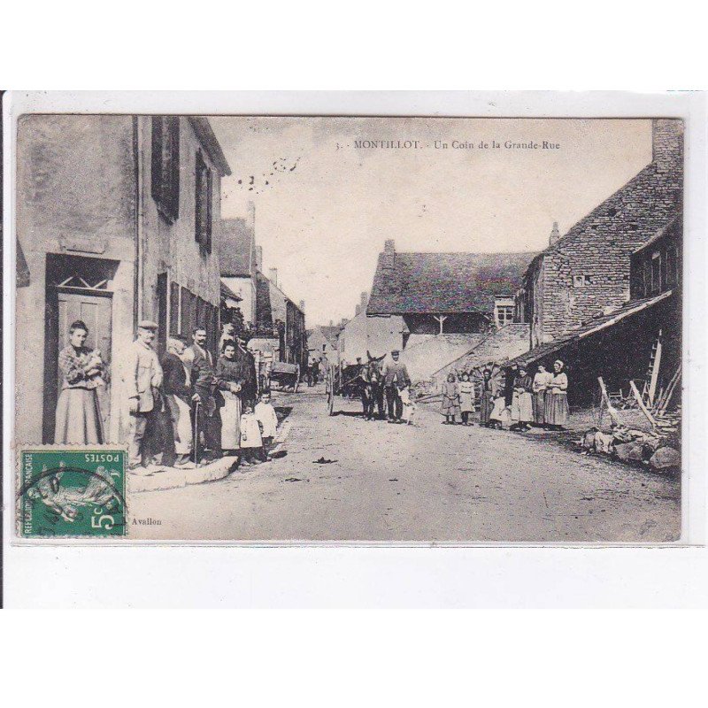 MONTILLOT: un coin de la grande-rue - très bon état