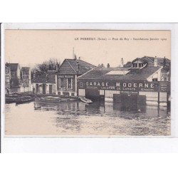 LE PERREUX: inondations janvier 1920, location de canots, pont de bry - très bon état