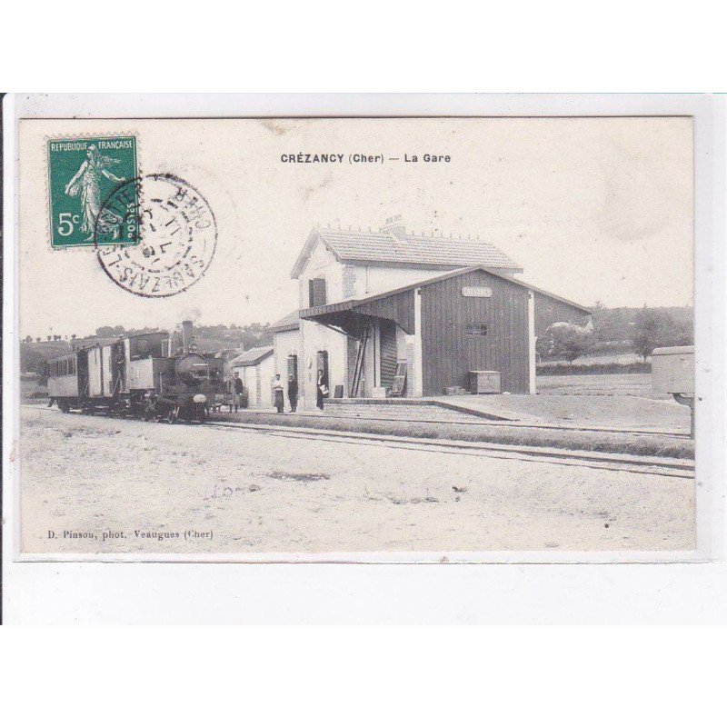 CREZANCY: la gare - très bon état