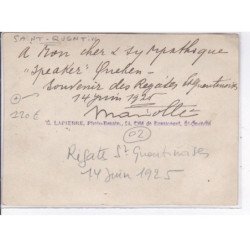 SAINT-QUENTIN: souvenir des régates saint-quentinoise, 1925 - très bon état