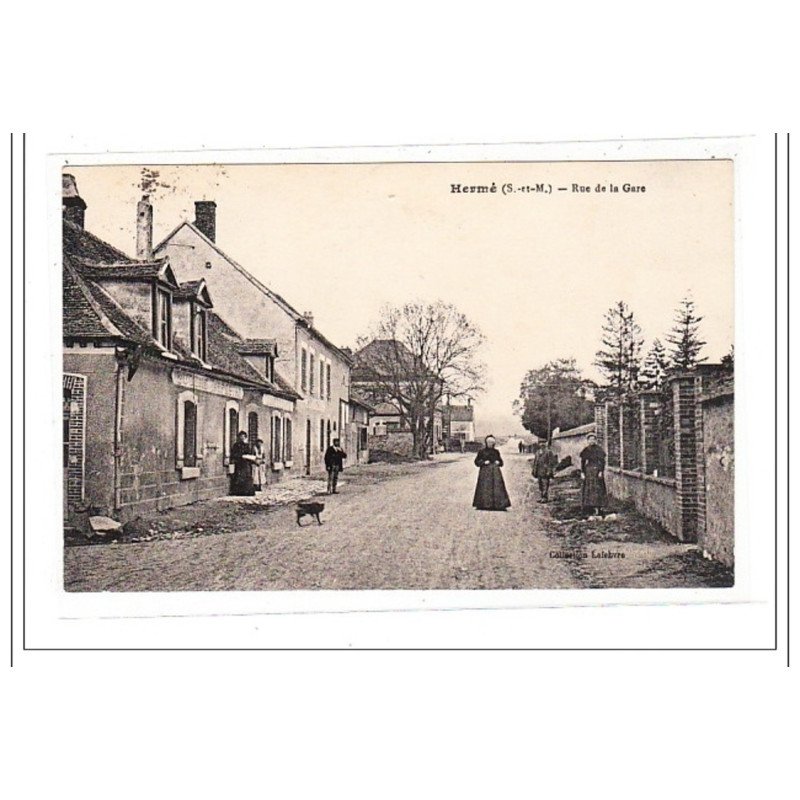 HERME : rue de la gare - tres bon etat