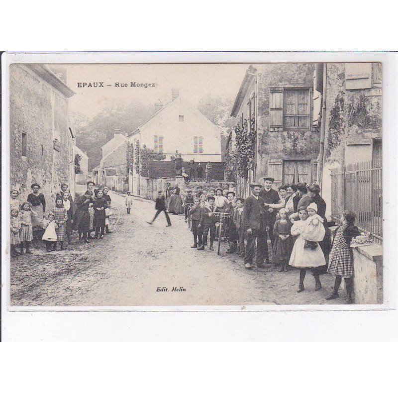 EPAUX: rue mongez, scène de rue - très bon état