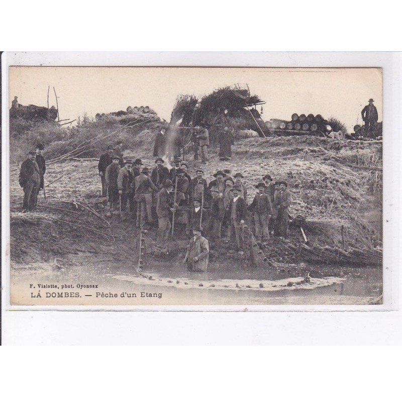 LA DOMBES: pêche d'un étang - très bon état