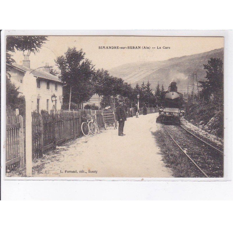 SIMANDRE-sur-SURAN: la gare - très bon état
