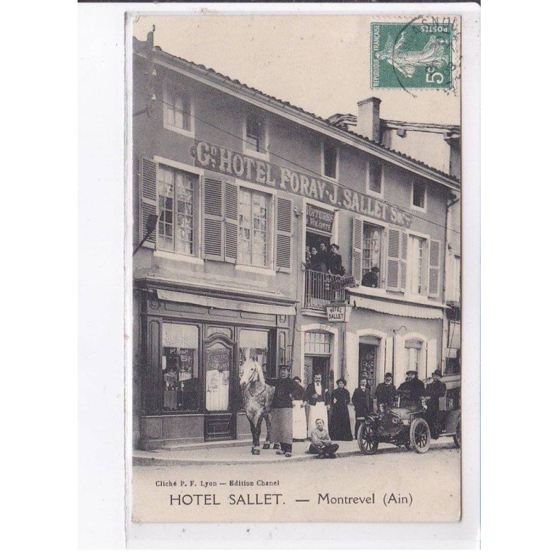 MONTREVEL: hôtel sallet, foray - très bon état