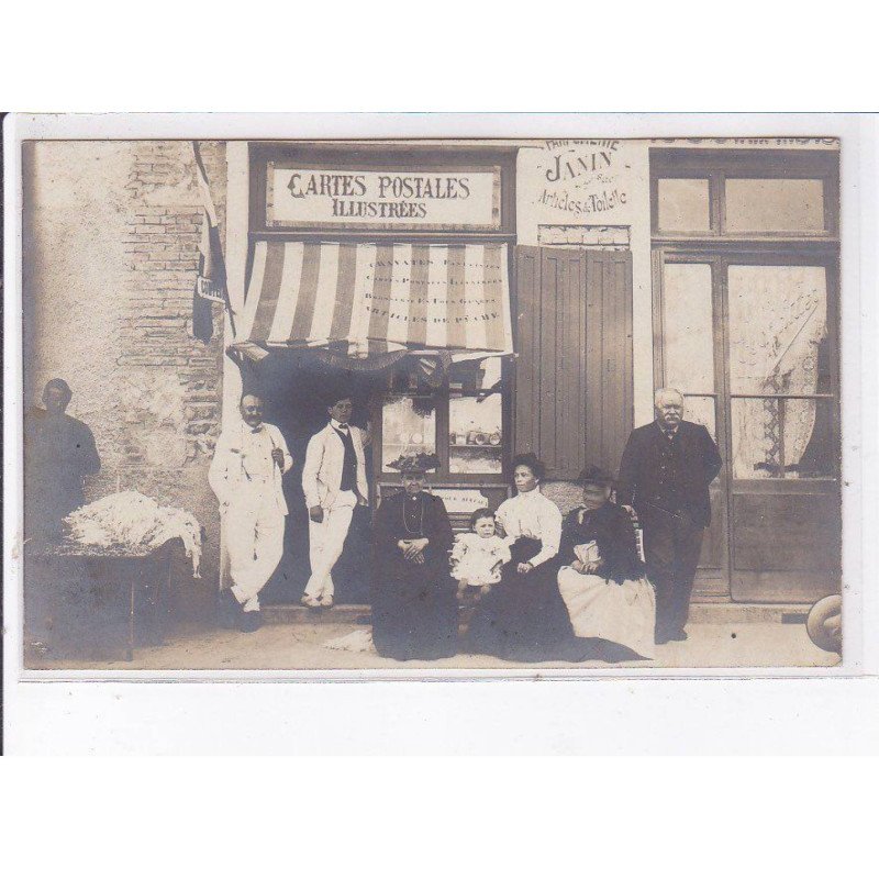 LA VALBONNE: 2CPA, éditeur janin, commerce de cartes postales illustrées (éditeur) - très bon état