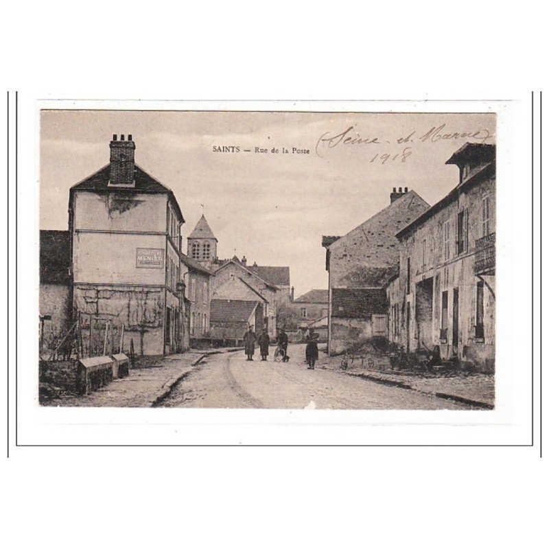 SAINTS : rue de la poste - tres bon etat