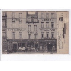 BOULOGNE-sur-MER: place dalton, sonrel hôtel de la place, café-restaurant, - très bon état