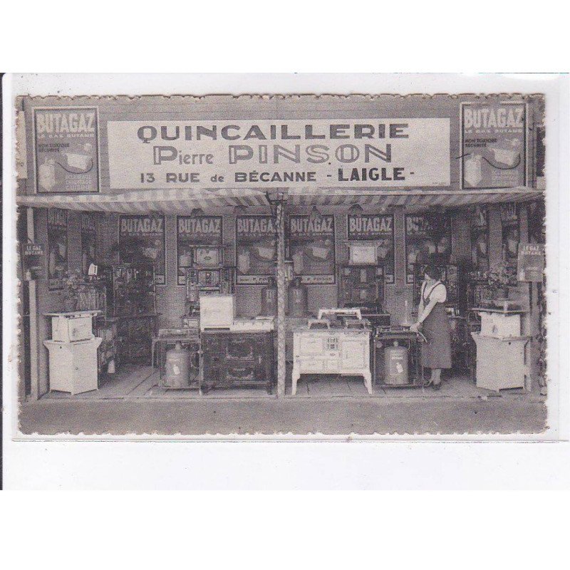 L'AIGLE: quincaillerie, pierre pinson, 13 rue de bécanne - très bon état