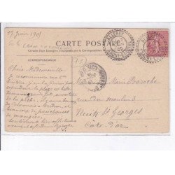 VERDUN-sur-le-DOUBS: grande rue, le marché, rare en couleur - très bon état