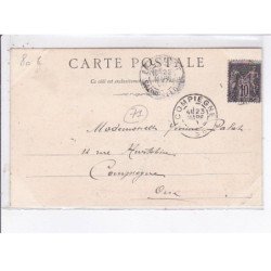 SAONE et LOIRE: manifestation sociallistes du 14 juillet 1899 au creusot n°1 - très bon état