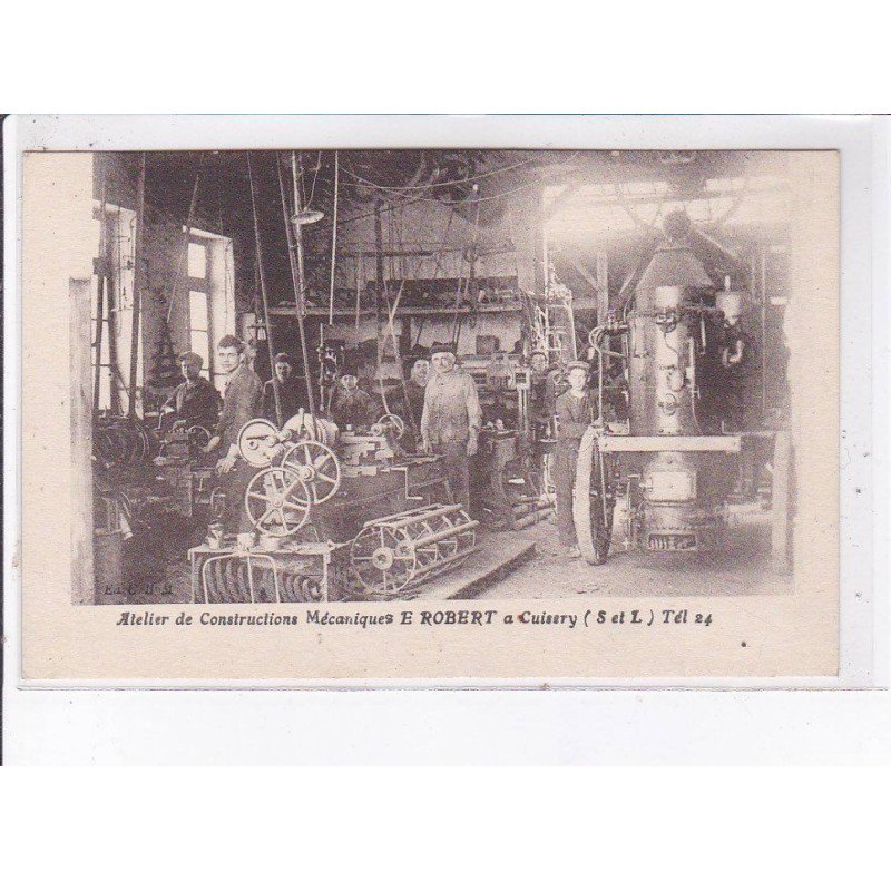CUISERY: atelier de construction mécaniques E. Robert - très bon état