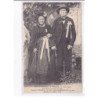 VERJUS: fêtes du centenaire de 1905, les époux en tenue de gala - très bon état