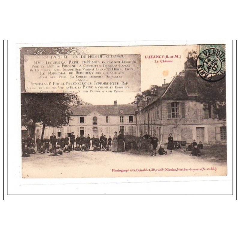 LUZANCY : le chateau - tres bon etat