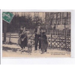 PARIS: les petits métiers de paris, le montreur d'ours - très bon état
