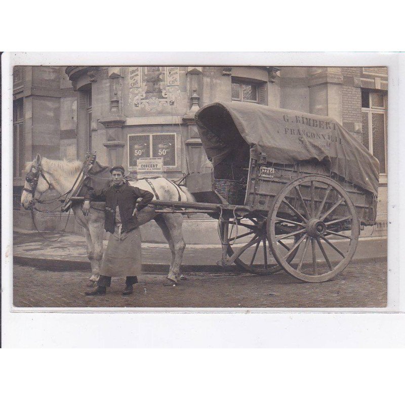 FRANCONVILLE: attelage de livraison - très bon état