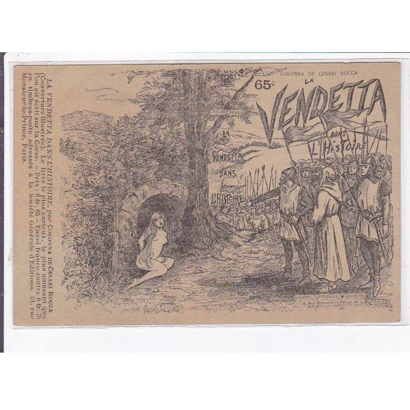 CORSE: la vendetta dans l'histoire Colonna de Cesari Rocca - très bon état