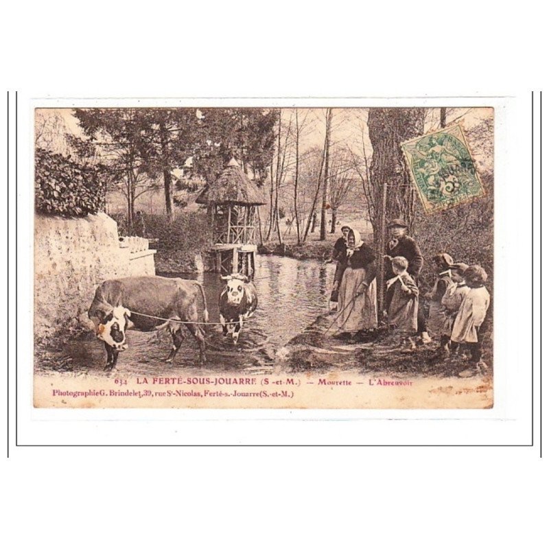 LA FERTE-sous-JOUARRE : mourette, l'abreuvoir - etat