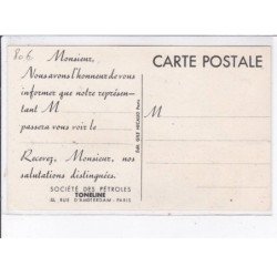 PUBLICITE : société des pétroles TONELINE (huile compound) - très bon état