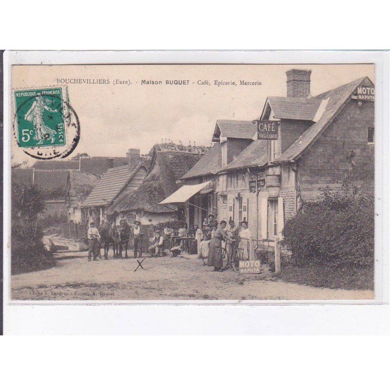 BOUCHEVILLIERS: maison buquet, café, épicerie, mercerie - très bon état