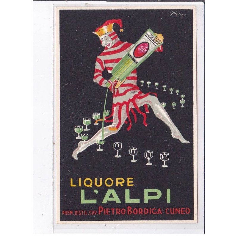 PUBLICITE : Liquore l'Alpi - Pietro Bordiga a Cuneo - très bon état