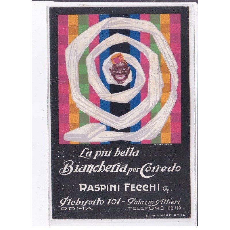 PUBLICITE : Raspini Fecchi (blanchisserie) - très bon état