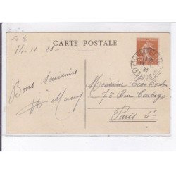 PUBLICITE : exposition philatelique de Dijon en 1928 (cachet) - très bon état