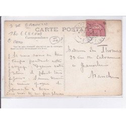 environs GRANVILLE:  2 CPA, moto, voiture - très bon état