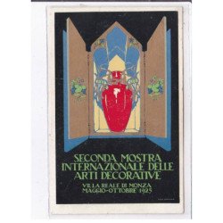 PUBLICITE : seconda mostra delle arti decorative a Monza 1925 - très bon état