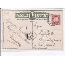 PUBLICITE : Ausstellung Munchen 1908 (exposition de Munich en 1928) - très bon état
