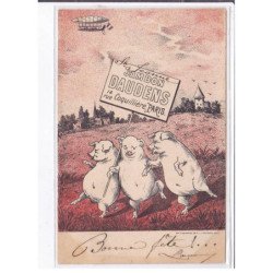 PUBLICITE : Jambon DAUDENS rue coquillère à Paris - état