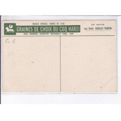 PUBLICITE : les graines du coq hardy - très bon état